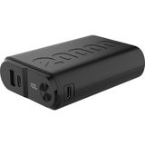 Celly Powerbank PD 20W 2USB-C 1USB-A 20.000 mAh, Ultra Kompakt ve Hafif Tasarım,LED Ekran, Renk : Siyah