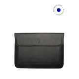 Celordia Black Deri 14"" Macbook Laptop Kılıfı - Siyah