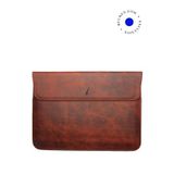 Celordia Brown Deri 14"" Macbook Laptop Kılıfı - Kahverengi