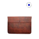 Celordia Brown Deri 16"" Macbook Laptop Kılıfı - Kahverengi