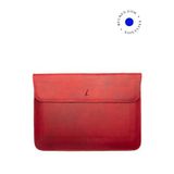 Celordia Cherry Deri 16"" Macbook Laptop Kılıfı - Kırmızı