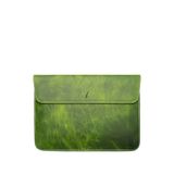 Celordia Green Deri 16"" Macbook Laptop Kılıfı - Yeşil