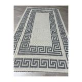 Çelsa Home Bukle Lüks Pamuklu Makinede Yıkanabilir Kilim Gri 80 x 300cm/70x150 cm/80x150 cm/60 X 90 cm Versaj
