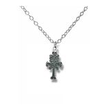 Celtic Cruce Madalyon Haç Figürlü Unisex Metal Kolye – 60 Cm Zincirli Gotik Ve Spiritüel Tasarım
