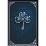 Celtic Strength & Journey Navy and Silver Notebook: Irish Blessing Journal with Cream Lined Pages (120 pages, 6x9)