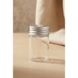 CELYSE Gümüş Kapaklı 20 ml Hediyelik Cam Şişe Nikah,Nişan,Bebek ve Mevlüt İçin Boş Cam Şişe 25'li 3x5CM