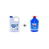 CEM CAR CARE Kışlık Set (Cam Suyu 5 Lt Antifrizli -20 Derece +Mavi Antifriz 3 Lt -37 Derec