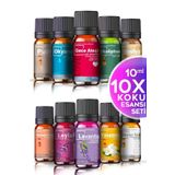 Cem Cosmetics Oda Kokusu Uçucu Yağ & Esansiyel Yağ 6'lı Oda Kokusu Seti 10 x10ml
