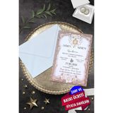 Cem Davetiye Düğün Nişan Nikah Kına Davetiyesi 3226 (100 ADET) Baskı Dahil