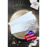 Cem Davetiye Düğün Nişan Nikah Kına Davetiyesi 3365 (100 ADET) Baskı Dahil