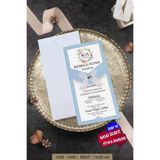 Cem Davetiye Düğün Nişan Nikah Kına Sünnet Davetiyesi 2436 (100 ADET) Baskı Dahil