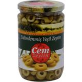 Cem Dilimli Kavanoz Yeşil Zeytin 300 gr