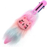 Cem Dolphin BP-3745 6 Renk Peluş Tükenmez Kalem 1 Adet