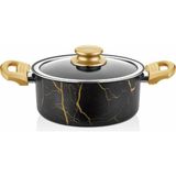 Cem Gold Marble Tencere 22 cm