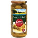 Cem Kırma Yeşil Zeytin 400 gr 121-140 Ad/kg