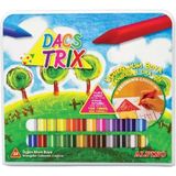 Cem Kırtasiye Mum Boya- Alpino Dacstrix 24 Renk Üçgen - 001-Renkli