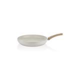 CEM MUTFAK Cem Soft Seramik Krem Granit Tava 24CM