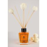 Cem Parfüm 120 ml Amber Çiçek Taşlı Bambu Çubuklu Oda Kokusu