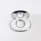 Cemax 3.75 cm Krom Yapışkanlı 8 Rakamı