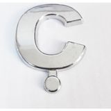 Cemax 3.75 cm Krom Yapışkanlı C Harfi