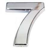 Cemax 5 cm Krom Yapışkanlı 7 Rakamı