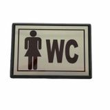 Cemax Büyük 13x8,5 cm Bayan WC Yönlendirme Levhası
