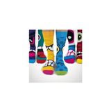 Cemce Butik Hn Socks 10 Lu Çorap Desenli Çizgili Spor Eğlenceli Karikatürlü Çok Renkli Erkek Kadın Çorap - 35 - 44