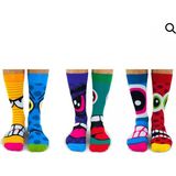 Cemce Butik Hn Socks 7 Li Çorap Desenli Çizgili Spor Eğlenceli Karikatürlü Çok Renkli Erkek Kadın Çorap - 37 - 44