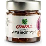 Çemen's Gurme Kuru İncir Reçeli El Yapımı Yeni Sezon Katkısız Doğal 300 gr