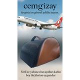 cemgizay Kedi Ve Köpek Taşıma Çantası 40x30x23cm kahverengi sert taban uçuş onaylı