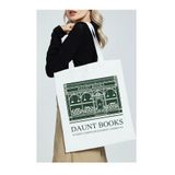 Cemira Daunt Books Tasarım Kalım Kanvas, Rips Bez Çanta, Omuz Çantası, Kalın Tote Bag
