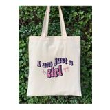 Cemira I'm Just a Girl Tasarım Y2K Ham Bez Tote Bag Çanta, Pinterest Çanta