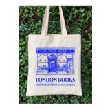 Cemira London Books, Bookshop İnce Krem Bez Çanta, Tote Bag, Shopper Bag, Omuz Çantası