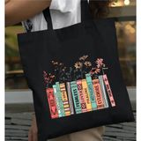 Cemira Taylor Swift Book Album Kitap Tasarım, Siyah , Kanvas Tote Bag, Bez Çanta, Kanvas Çanta - 10D-Krem