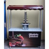 Cemko Çıkolata Şelalesi Tezgahı 4 Katlı 60X120 (Model Erciyes)