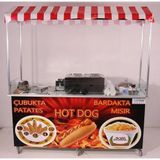 Cemko Hot Dog Çubukta Patates Ve Bardakta Mısır Standı (Model Çeşme) 65X180