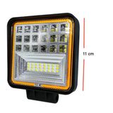 CemOto Lass312 Kare Kırmızı 12 - 24 V Angelli Sis Lambası