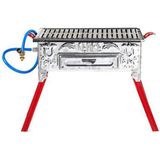 Cemre C-07 Ayaklı Yağdanlıklı Krom Tüplü Mangal 28 X 50Cm