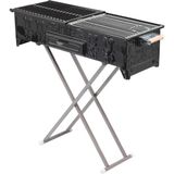 Cemre C17 Portatif Ayaklı Battal Kömürlü Mangal 28*80 cm