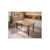 CEMRE EV DİZAYN 60×120 Metal Ayaklı Masa Mutfak Masası Çalışma Masası Bilgisayar Masası ofis masası (SADECE MASA)