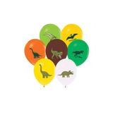 Çemrek Süs Parti Dinozor baskılı balon 10 adet 12 inç