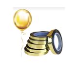 Çemrek Süs Parti Gold Balon İpi Rafya 8 mm 25 metre