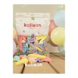 Çemrek Süs Parti Kalisan Makaron Balon 5 inç Mini Karışık Renk 100 lü Paket