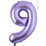 Çemrek Süs Parti Mor 9 yaş folyo balon 40”