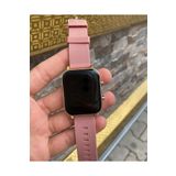 ÇENÇEN Kadın Pudra Pembe Renk Silikon Kordon Dijital Led Kol Saati