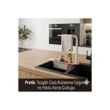 cendix CX7EVY01 Teleskopik Evye Düzenleyici Ayarlanabilir Lavabo Organizer Sepetli Raf Pembe