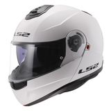 Çene Açilir Kask Ls2 Strobe 2 Beyaz Vizörlü L