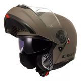Çene Açılır Kask Ls2 Strobe 2 Mat Kum Orjinal Vizörlü L