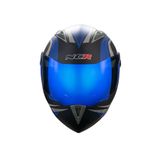 Çene Açılır Mavi Vizörlü Motosiklet Kaskı Mat Mavi Ece Belgeli (M)