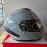 Çene Açılır Vizörlü Kask Wosen M - Gri